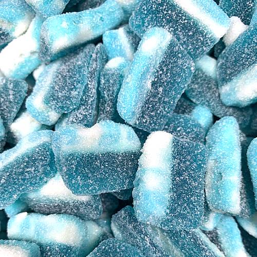 Fizzy Blue Watermelon Slices