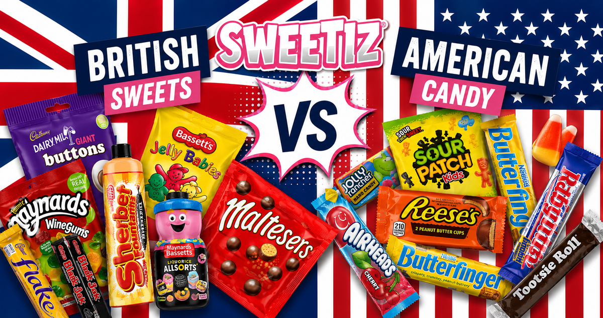 Why American Candy Tastes Different to British Sweets - Sweetiz
