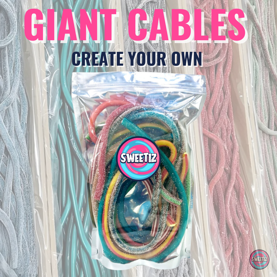 5 X Custom Giant Cable Bag - Sweetiz