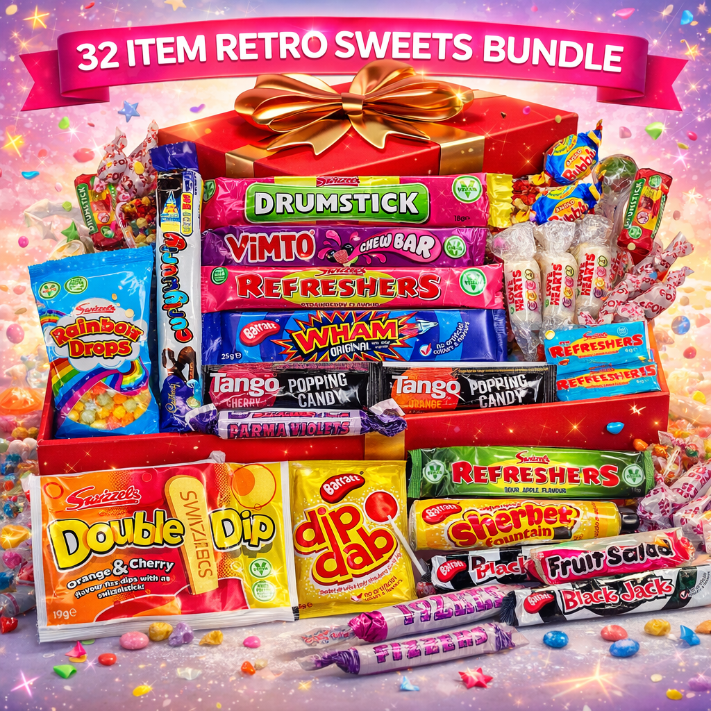 Retro Sweets Gift Bundle (32 Items) - Sweetiz