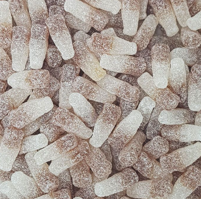 Fizzy Cola Bottles (VEGGIE), (GELATINE FREE) - Sweetiz