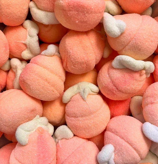 Jelly Filled Peach Marshmallows - Sweetiz