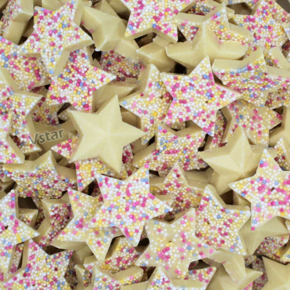 White Chocolate Star Snowies - Sweetiz