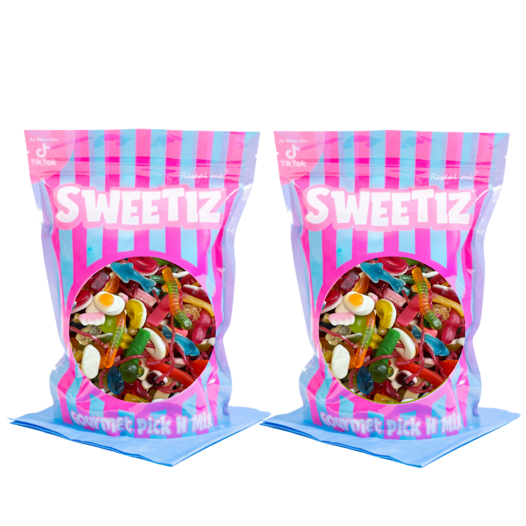 2 x 1KG Pick N Mix Sweet Bags (Budget Option) - Sweetiz