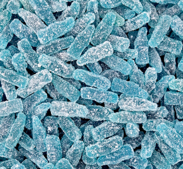 Fizzy Blue Raspberry Bottles - Sweetiz