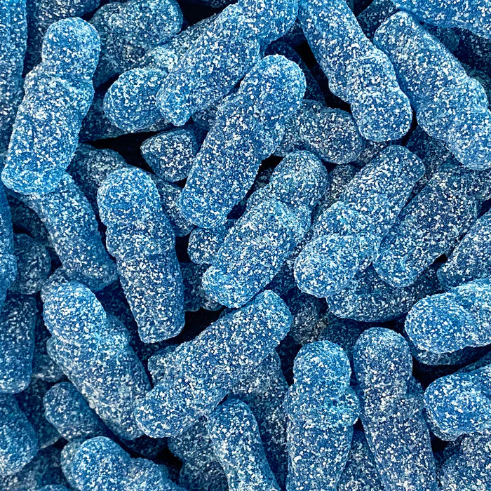 Blue Jelly Babies (GF), (V) (H) (VEGGIE), (GELATINE FREE) - Sweetiz