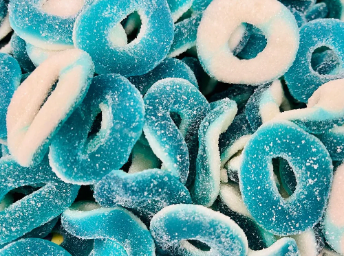 Blue Raspberry Rings (H) - Sweetiz