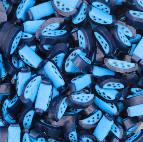 Blue Raspberry Slices (Peel Them!) - Sweetiz